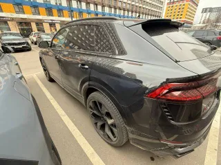 Audi RS Q8, 2021, 599 лс, 195539 км, полный привод, АКПП, VIN WUAZZZF14MD040617, ГРЗ О515АВ550. Автомобиль требует проведения комплексного ТО. Из тех недочетов - двигатель "ест" масло, уровень охлаждающей жидкости регулярно падает из за попадания/смешивания с маслом двигателя (из за перегрева…