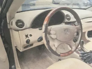 MERCEDES- BENZ CLK320 ELEGANCE,
год изготовления: 2002, 
цвет: черный, 
VIN: WDB2093651F026620, 
ПТС: 39 ТН 088964, 
г/н: Р898ХН39, 
изготовитель (страна): Германия, 
тип двигателя: бензиновый, 
двигатель №: 11295531386386, 
мощность двигателя, л. с. (кВт): 218-(160), 
рабочий объем…