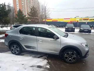 Renault Logan Stepway, 2021 год. VIN X7L4SRLVG68252379, двигатель 1598 см³, мощность 60.5 кВт / 82.3 л.с. Кузов X7L4SRLVG68252379, экологический класс 5. Тип - легковой седан.