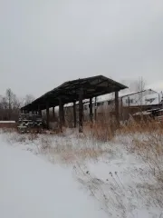 Земельный участок площадью 7218 кв. м с кадастровым номером 27:23:0040714:2. На участке расположены объекты недвижимости общей площадью 8325.9 кв. м: гараж (лит. В) площадью 215.8 кв. м, кадастровый номер 27:23:0040714:117; склад (лит. Б, Б1) площадью 585.8 кв. м, кадастровый номер…