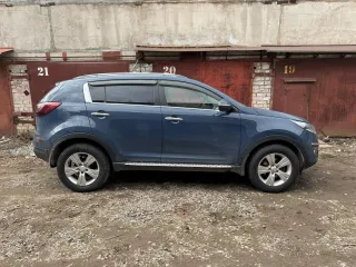 Kia Sportage 2011 года, VIN XWEPC811BB0004535, государственный номер М940ТМ35, синий цвет.