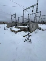 Металлоконструкции 28 наименований, трансформаторы – 2 ед. в составе: 1. Опора под однополюсный разъединитель РПДО-110 УХЛ1 (Стойка СТ 20– 9шт.); 2. Опора под шинную опору ШО110 кВ УХЛ1 (Стойка СТ7- 9шт.); 3.(Стойка СТ 1- 10шт.; Изделие М1– 10 шт.; Изделие М2– 2шт.; Изделие М8– 1шт.); 4.Опора под…
