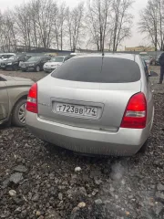 Nissan Primera 2006 года, VIN: SJNBAAP12U2291188, госномер Т723ВВ774. Автомобиль в среднем состоянии, на ходу. Имеются коррозия в некоторых местах, содрана краска на передней правой двери, вмятина на передней левой двери, сколы на кузове. Выполнены работы: замена сцепления, установлены новые…