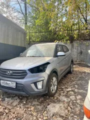 Hyundai Creta 2017 года выпуска, VIN Z94G2813BНR049725, госномер Н365ОХ750. Автомобиль находится в неудовлетворительном состоянии, частично разукомплектован, не на ходу, двигатель не запускается, аккумулятор отсутствует.