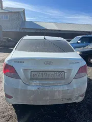Hyundai Solaris 2013, 123 л.с., АКПП, идентификационный номер (VIN): Z94CT41DBDR198235, год изготовления 2013, гос.номер М719УО159, цвет белый.