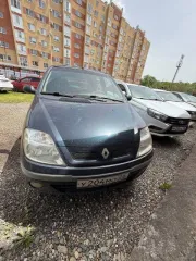 Renault Scenic 2001 года, цвет темно-зеленый, VIN VF1JA04B525811457.