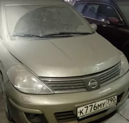 Легковой автомобиль, марка: Nissan , модель: Tiida 1,6 Comfort, год изготовления: 2008 г.в., VIN: 3N1FCAC11UL452037, г/н: К776МУ790. Предмет залога ПАО «Совкомбанк»  156000, Костромская обл., г. Кострома, пр кт Текстильщиков, д. 46, ИНН 4401116480, ОГРН 1144400000425