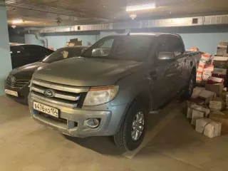 Ford Ranger, 2012 г.в., цвет кузова: серый, VIN 6FPPXXMJ2PCD54707, гос. номер В476УО154.