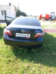 Toyota Camri, 2006 год, категория B/M1, седан. VIN: JTNBЕ40К203055207, двигатель 2AZ 2393913, 167 л.с. (122,8 кВт), бензиновый, объем 2362 см³, экологический класс 4. Коробка автомат, передний привод. Цвет черный. Госномер М131ОН68, выдан 27.07.2022. Пробег 0 км.