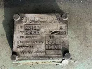 Ресивер Tip R816B, 1989 г.в., ENERGOOINVEST 2XE4NF1015, I/min 2500