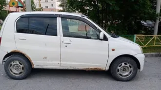 Mitsubishi Minica 2006 года, легковой автомобиль, цвет белый, VIN отсутствует, ПТС 25УМ 257146.