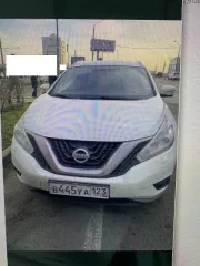 Nissan Murano 2018, транспортное средство Nissan Murano, г/в 2018, г/н В445УА123, VIN Z8NTANZ52GS004575. Местонахождение: Краснодарский край, г. Краснодар, ул. Кореновская, 3. Задаток 274 508 руб., шаг аукциона 18 301 руб. Вид транспорта: легковой. Год выпуска: 2018. Государственный регистрационный…
