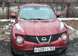 NISSAN JUKE, красный, 2011, 233 515 км, 1.6 АТ  117 л. с. , бензин, передний, VIN SJNFBAF15U6159166, отсутствует ПТС, г. Cамара, ограничения и обременения: зарегистрирован за должником Банка, перерегистрация автомобиля на нового владельца будет осуществлена после заключения договора купли продажи