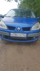 Renault Scenic 2007 года выпуска, синего цвета. VIN: VF1JMBB0A36595257, ПТС: 77 РК 647670, госномер: Х786ТМ152. Двигатель № D013636, мощность 112 л.с. (82 кВт), объем 1598 куб. см. Максимальная разрешенная масса 1930 кг, снаряженная масса 1370 кг.