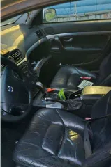 Volvo S80 2005 года, серебристый. VIN: YV1TS614951410534, ПТС: 10OT344863, госномер: М080ОМ10. Страна изготовления: Швеция. Мощность двигателя: 170 л.с. (125 кВт). Разрешенная максимальная масса: 2020 кг, масса без нагрузки: 1541 кг.