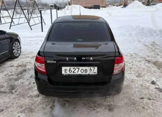 Lada Granta 219040, 2023 года, 90 лс, 134833 км. Автомобиль: LADA GRANTA 219040, идентификационный номер (VIN): XTA219040R0954489, год выпуска: 2023 г., пробег 134 833 км., цвет Черный, двигатель 1596 куб.см., коробка передач механическая, руль левый, состояние удовлетворительное.