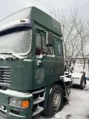 MAN 19 414FLN 2001 Грузовой автомобиль, марка: МАН, модель: 19 414FLN, год изготовления: 2001, цвет: зеленый, VIN: WMAT32ZZZ1M320758, ПТС: 39ТН №084773, тип двигателя: дизельный, мощность двигателя, л. с. (кВт): 301.4/410, рабочий объем двигателя, куб. см: 11967, разрешенная максимальная масса…