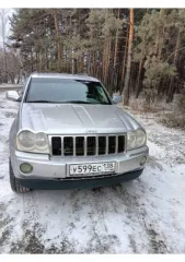 Jeep Grand Cherokee, 2005 года, 231 лс, цвет - серебристый, грз У599ЕС138, VIN 1J8HCE8N15Y538747.