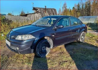 Renault Megane II 2008 года, модель Megane II EX2CE 110. VIN: VF1LM0C0H39484757. Бензиновый двигатель 1.6 л (1596 см³), мощность 113 л.с. Пробег 201 639 км. Возможна покупка в кредит.