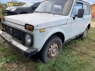 ВАЗ21213 1997 года выпуска, цвет белый, ПТС 45 НЕ 092511, госномер Р712АО45, кузов XTA212130W1306259. Пробег указан приблизительный, так как машина не заводится и узнать пробег нет возможности.