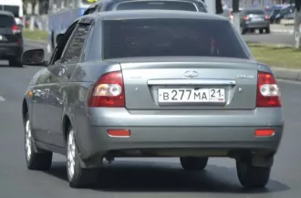Лот №1 Легковой автомобиль, марка: LADA, модель: 217020 LADA PRIORA, год изготовления: 2011, цвет: СРЕДНИЙ СЕРО  ЗЕЛЕН МЕТ, VIN: XTA217020C0337353, ПТС: 63НК 913056, г/н: В277МА21, мощность двигателя, л. с.  кВт : 66.000/89.7, рабочий объем двигателя, куб. см: 1596, экологический класс: ТРЕТИЙ…
