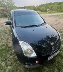 Suzuki Swift 2005, черный, 67 л.с. (91 кВт), 343142 км, кузов № Z011S150327, VIN отсутствует, г/н Х440ТА125.