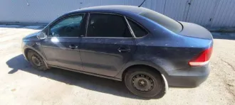 Volkswagen Polo 2016 года, синий цвет, VIN: XW8ZZZ61ZHG022032.