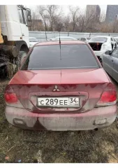 Mitsubishi Lancer 2004 98 лс Автомобиль легковой, марка: MITSUBISHI, модель: LANCER 1.6, VIN: JMBSNCS3A5U004308, гос. рег. номер: С289ЕЕ34, год изготовления: 2004