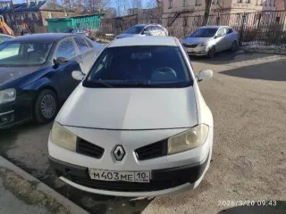 Renault Megane, 2008 года, 86 лс, 324337 км, VIN VF1BMSF0540065879, кузов № VF1BMSF0540065879, цвет белый.