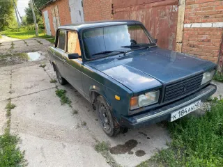 Легковой автомобиль ВАЗ 2107, 1996 г.в. Марка: ВАЗ, модель: 2107, год изготовления: 1996, цвет: зеленый, VIN: XTA210700V1024079, г/н: К184АН40. Особенности тех. состояния: коррозии по всей поверхности кузова, сквозная коррозия на порогах