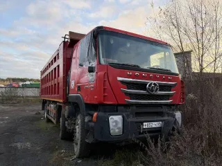 Hongyan 908, 2022 Грузовой самосвал Hongyan 908 (8x4); VIN: LZFF31T66ND009449; гос.рег. знак: Р852ТК69; год выпуска: 2022; объем двигателя, см3: 8709; мощность 387 л.с. (ТС с неисправным двигателем (не на ходу), требуется капитальный ремонт/замена узлов)