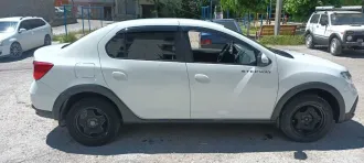 Renault Logan Stepway 2021 года выпуска, VIN X7L4SRLVG68 545211, цвет белый.