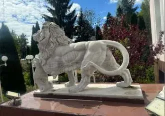 Мраморные львы 2 шт Скульптуры «мраморный лев» в количестве 2 единиц, поименованные в решении об оценке от 11.07.2025г. за номерами 153-154. Получение дополнительной информации производится по адресу: г. Владимир, ул. Мира, д. 15а, этаж 1 с 10:00 до 16:00 по моск. времени, ежедневно, кроме выходных…