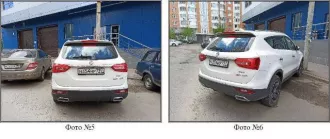 Легковой автомобиль, DFSK 580, 2023 года выпуска, цвет белый, VIN LVZA53P94PCB09444, г.р.з. Н354НР797, мощность двигателя 107 кВт (5600).