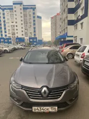 Renault Talisman 2017 года выпуска, цвет серый, VIN VF1RFD00658997736. Автомобиль в хорошем состоянии, аккумуляторная батарея разряжена из-за длительного простоя.