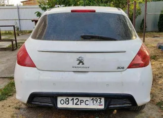 Peugeot 308, 2011 года, 120 лс, 150000 км, АКПП, VIN Z8T4C5FS9BM007666