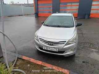 Hyundai Solaris 2014 года выпуска. VIN: Z94CT41CAFR352103.
