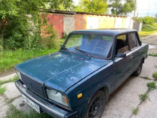 Легковой автомобиль ВАЗ 2107, 1996 г.в. Марка: ВАЗ, модель: 2107, год изготовления: 1996, цвет: зеленый, VIN: XTA210700V1024079, г/н: К184АН40. Особенности тех. состояния: коррозии по всей поверхности кузова, сквозная коррозия на порогах