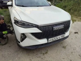 Haval F7x 2024, 150 л.с., 15000 км, полный привод, АКПП. Легковой автомобиль: Haval F7x, год изготовления 2024, легковой универсал, г/н: Р422КУ186, цвет: белый, VIN: XZGFF04A4RA641768, ПТС 1643 01089317915, СТС 99 68 666549