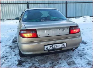 Toyota Carina 1995 года, 115 лс. Автомобиль легковой, марка: TOYOTA, модель: CARINA, VIN: Отсутствует, гос. рег. номер: А992МР45, год изготовления: 1995