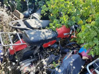 Мотоцикл «Минск 125» - 1 шт. Мопед «Лифан» без г/н – 1 шт. Мопед «Alpha HL 500» VIN LWJPCBL29C6208761, черного цвета, 2012 г.в – 1 шт. Документы и ключи отсутствуют.