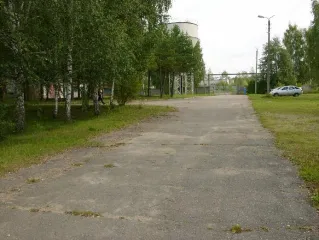 Здание растворно-бетонного узла общей полезной площадью 334,6 кв.м.