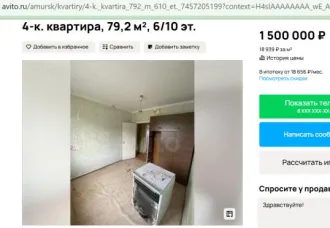 Квартира (доля 1/3), кадастровый номер: 27:18:0000011:3546, адрес: Российская Федерация, Хабаровский край, муниципальный район Амурский, городское поселение город Амурск, город Амурск, проспект Победы, дом 4, квартира 133, площадь 56.5 кв.м, вид права — общая долевая собственность 1/3, вид объекта…