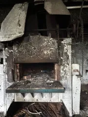 Камерная газовая печь Н-75 1958 года выпуска инвентарный номер 220967. Внешне не разукомплектован, возможно отсутствие деталей.