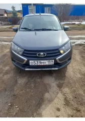 Lada Granta 2018 года, 106 л.с. Автомобиль легковой, марка: LADA 219070 LADA GRANTA, модель: LADA 219070 LADA GRANTA, VIN: XTA219070K0581898, гос. рег. номер: О539МУ159, год изготовления: 2018.
