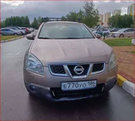 Nissan Qashqai 2007 года, 114 л.с., автомобиль легковой, марка: Nissan Qashqai Tekna, модель: Nissan Qashqai Tekna, VIN: SJNFAAJ10U1023285, гос. рег. номер: Е770УО186, год изготовления: 2007.