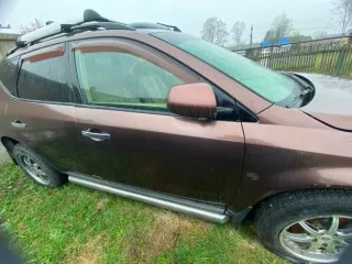 Nissan Murano 2003 г.в., госномер В730РТ27, двигатель 894669А, VIN JN8AZ08W83W235299, цвет коричневый. Модель Murano, вид транспорта легковой, год выпуска 2003.