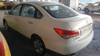 Ниссан Альмера 2015 года, VIN Z8NAJL01054212863, госномер О979РР32.