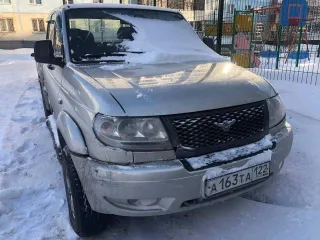 УАЗ Pickup (UAZ PICKUP), 2013 года, 128 л.с., 207 800 км, полный привод, автомобиль УАЗ 23632, г/н А163ТА122, VIN: XTT236320D0004752, цвет кузова: серебристо-желтый металик, мощность двигателя 128 л.с., номер двигателя D3004679.