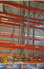 Стеллажное оборудование для склада. План расположения рядов стеллажей: Ряд 1: 18 м (односекционный, высота 4 м), Ряд 2: 43 м (двухсекционный, высота 5,5 м), Ряд 3: 47 м (двухсекционный, высота 5,5 м), Ряд 4: 47 м (двухсекционный, высота 5,5 м), Ряд 5: 56 м (односекционный, высота 4 м), Боковой ряд…